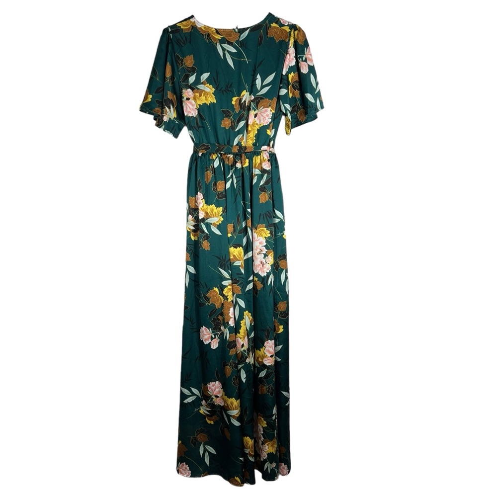 Baltic Born Dark Green Floral Maxi Dress - Picture 12 of 15